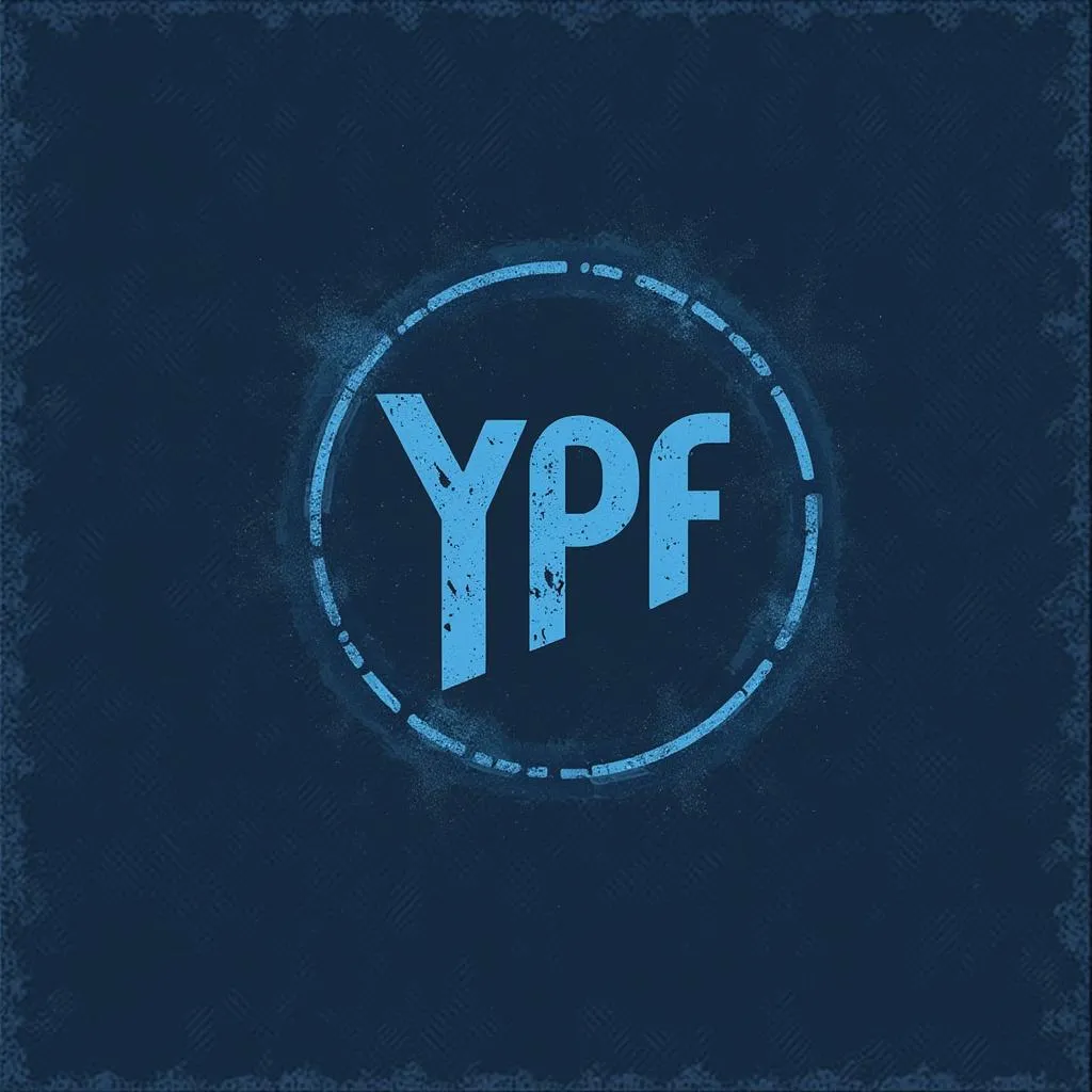 Logo YPF blanco